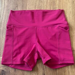 Senita Pink Athletic Shorts